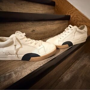 Dolce Vita Women's Zina sneakers in white perforated leather